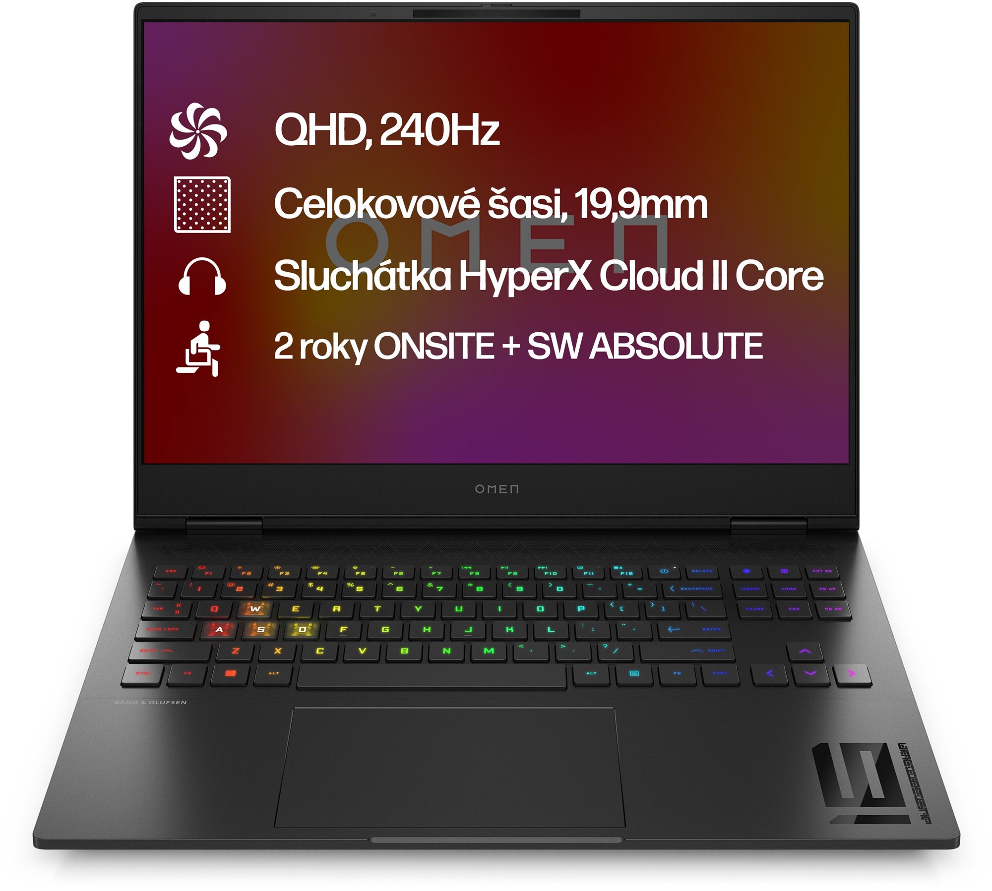 OMEN Trascend 16-u0051nc Shadow Black Celokovový Herný notebook