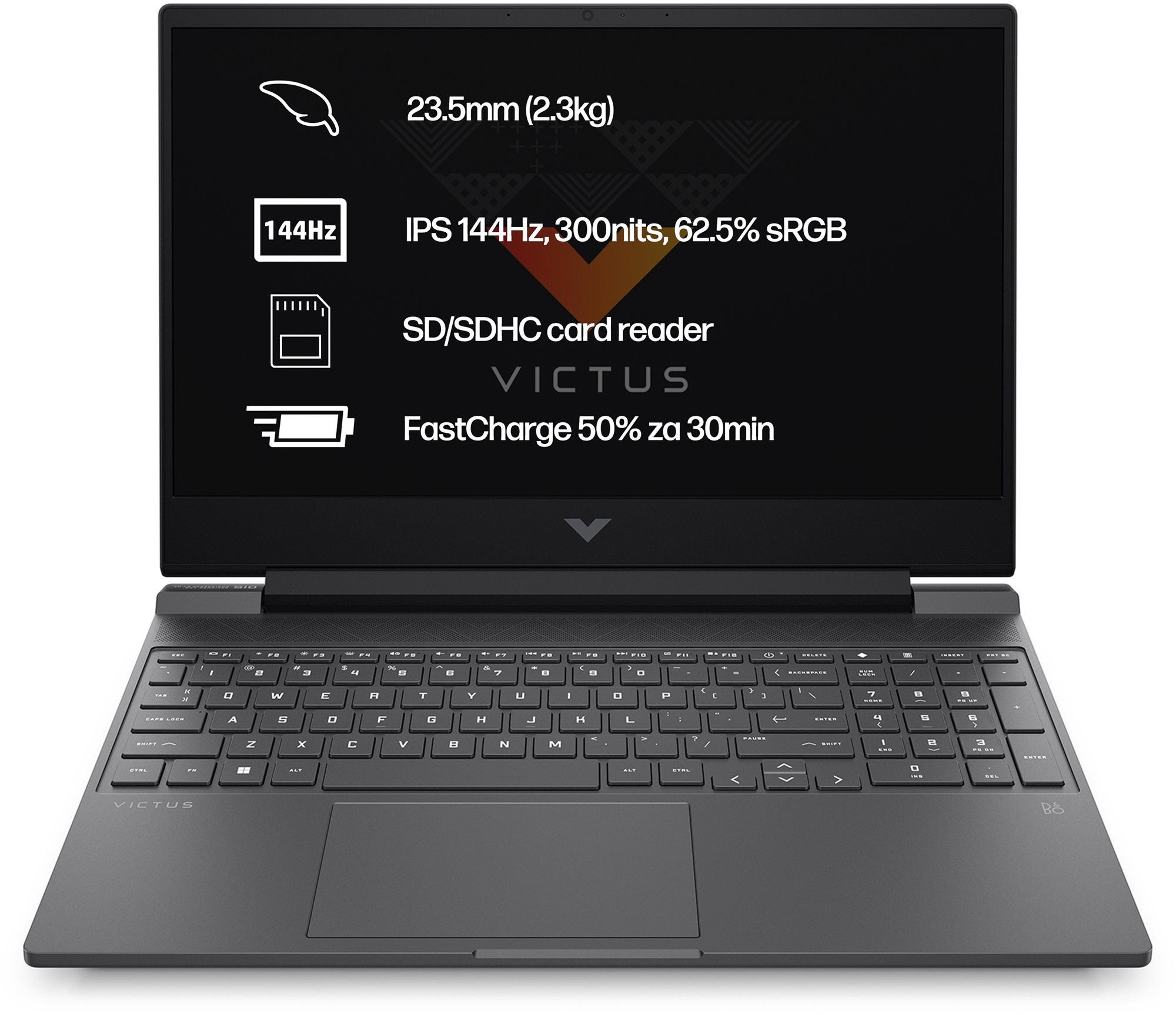 VICTUS by HP 15-fb2934nc Mica silver Herný notebook