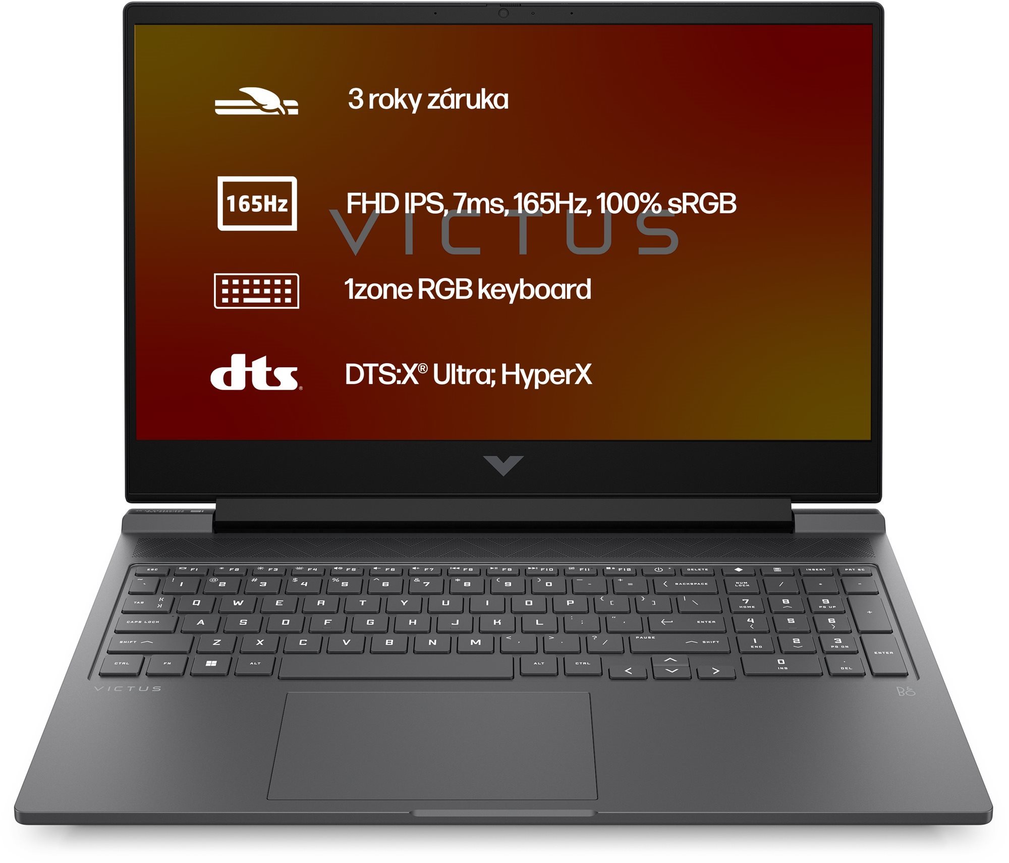 VICTUS by HP 16-r1901nc Black Herný notebook