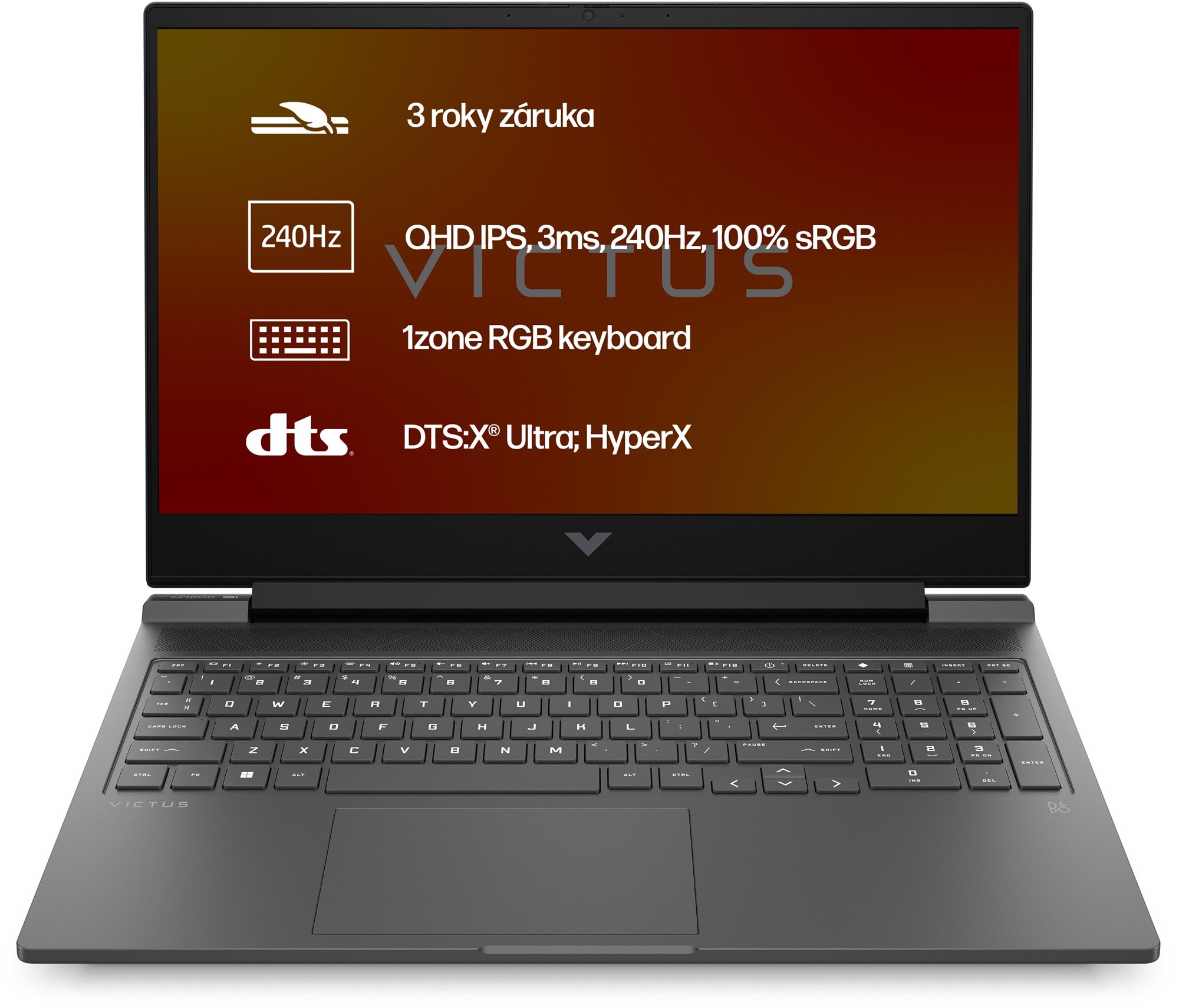 VICTUS by HP 16-r1902nc Black Herný notebook
