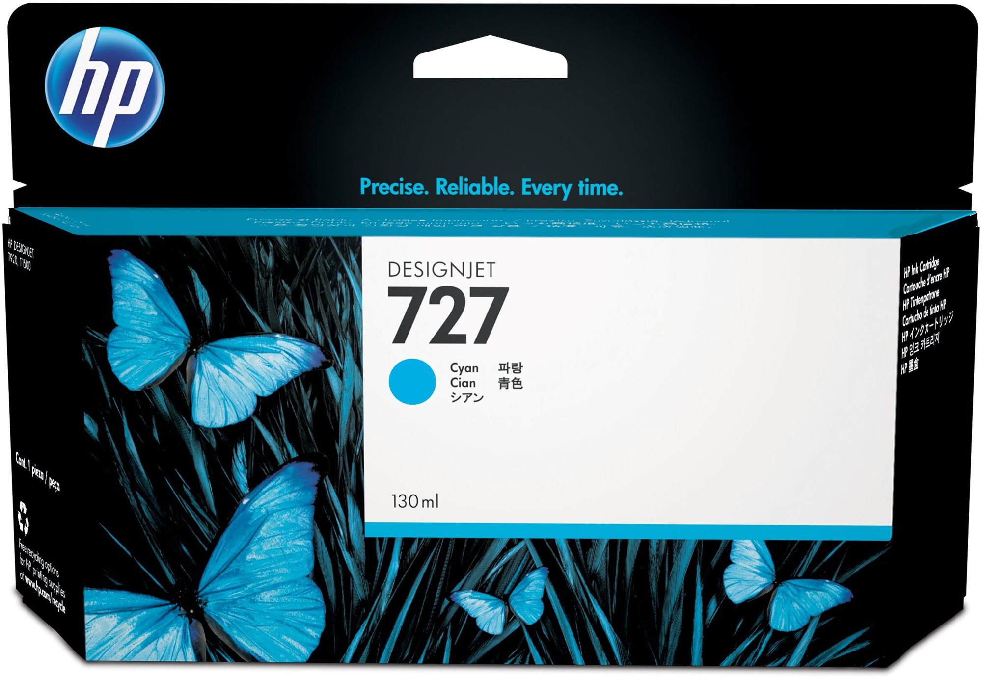 HP INK CARDRIDGE HP 727 130-ML CYAN Druckerpatrone