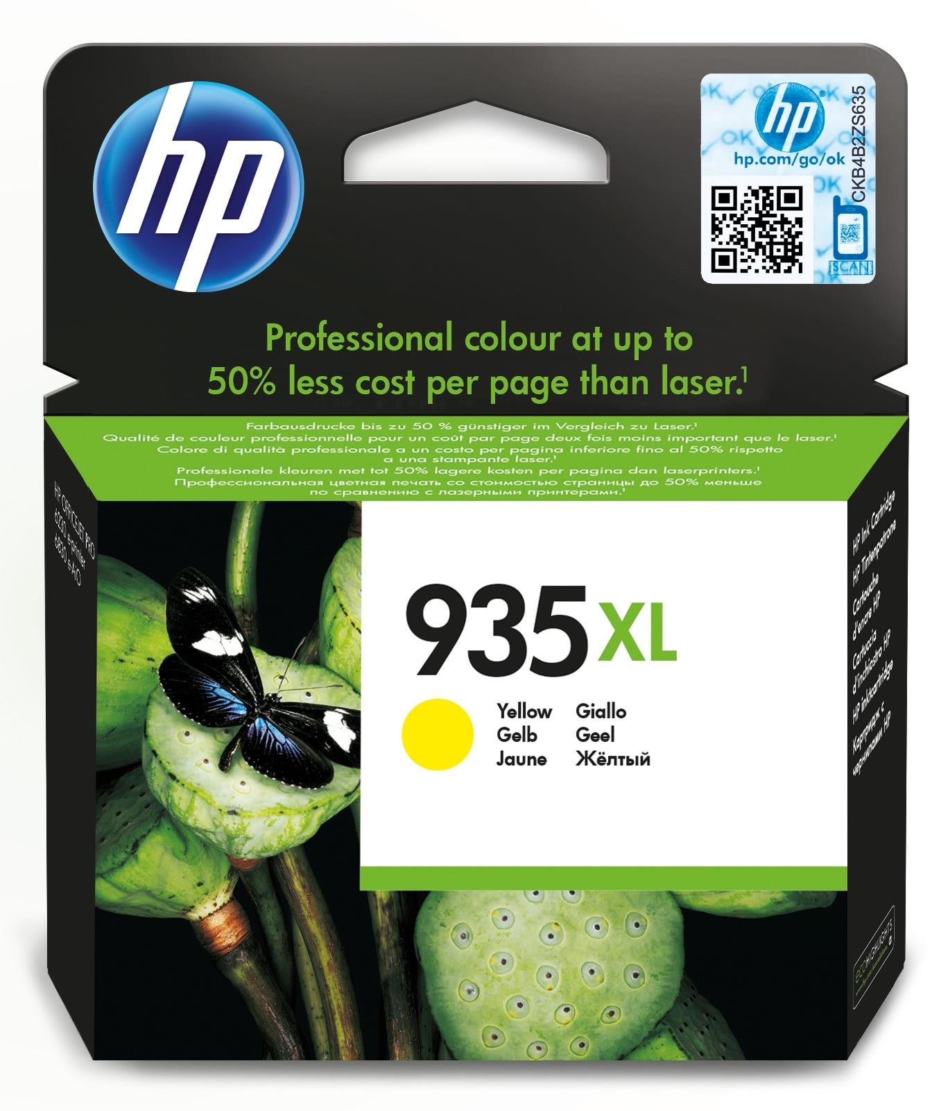 HP INK CARTRIDGE NO 935 XL YELLOW Druckerpatrone