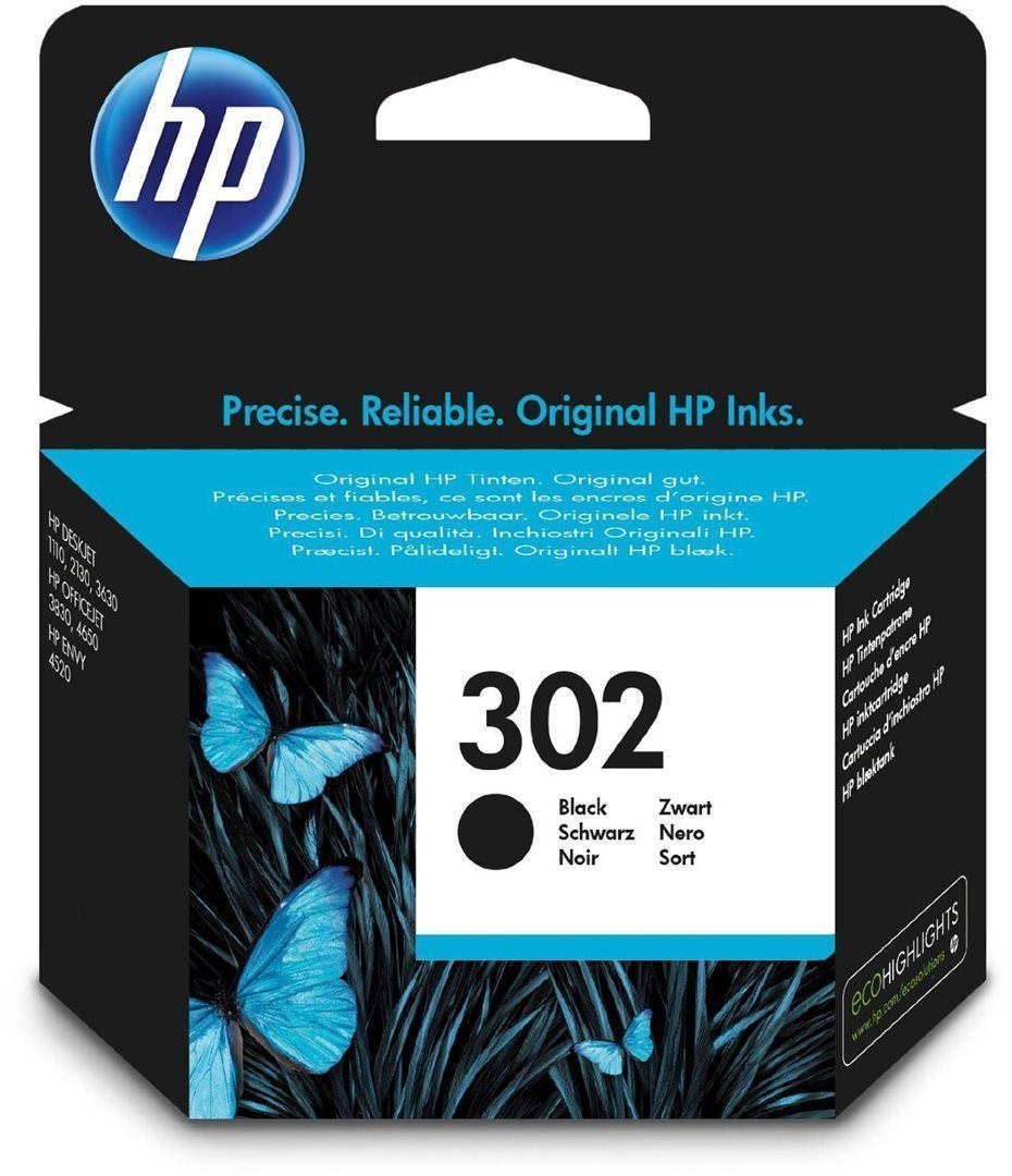 HP INK CARTRIDGE NO 302 BLACK Druckerpatrone