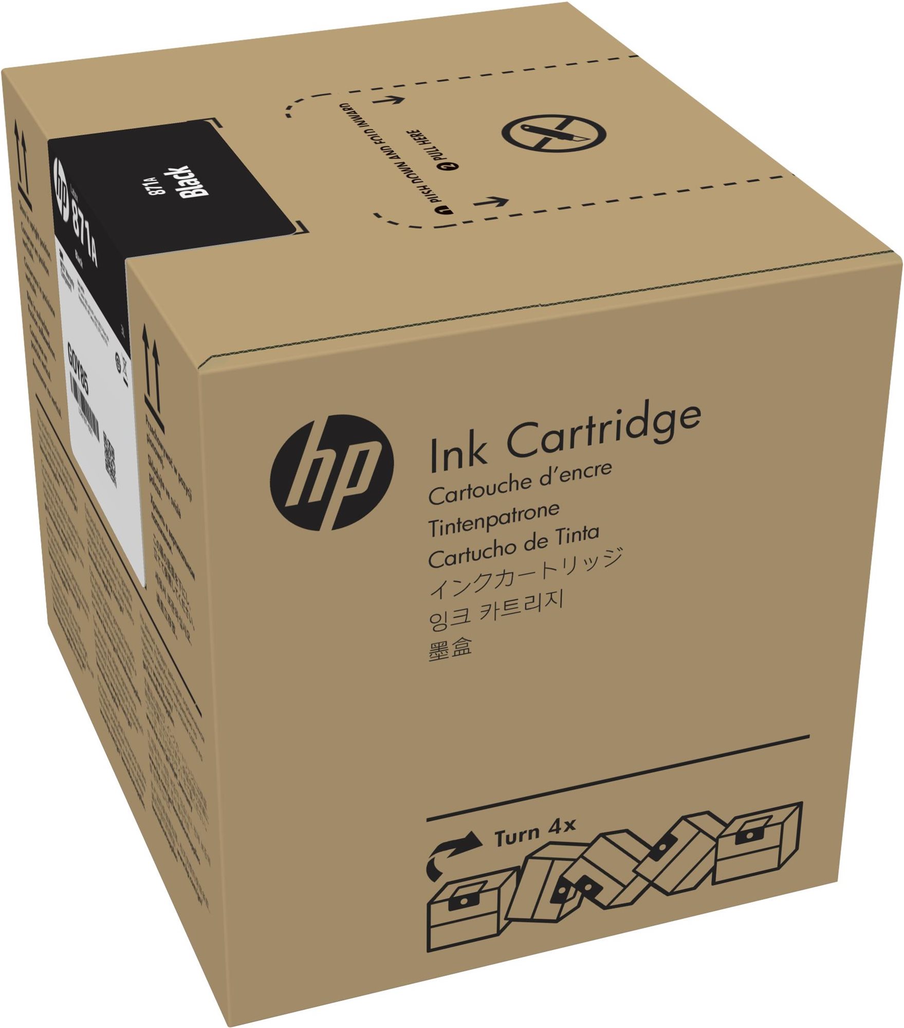 HP 871C 3L BLACK LATEX INK CARTRIDGE Druckerpatrone