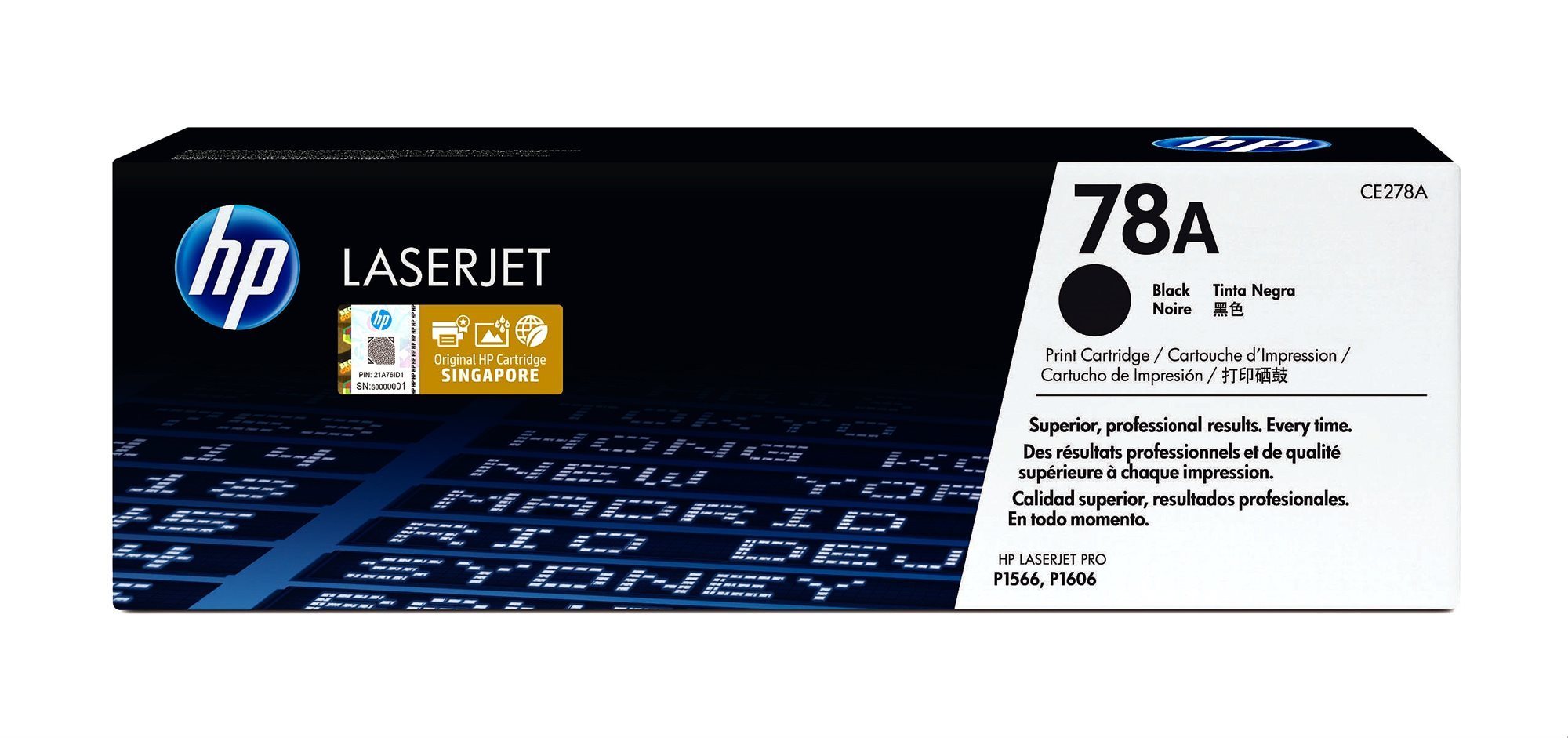 HP CE278A HP TONER CARTRIDGE 78A BLACK HP 78A Toner