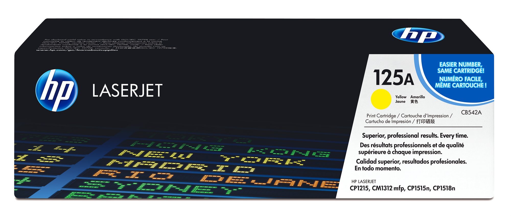 HP CB542A HP TONER CARTRIDGE 125A YELLOW HP 125A Toner
