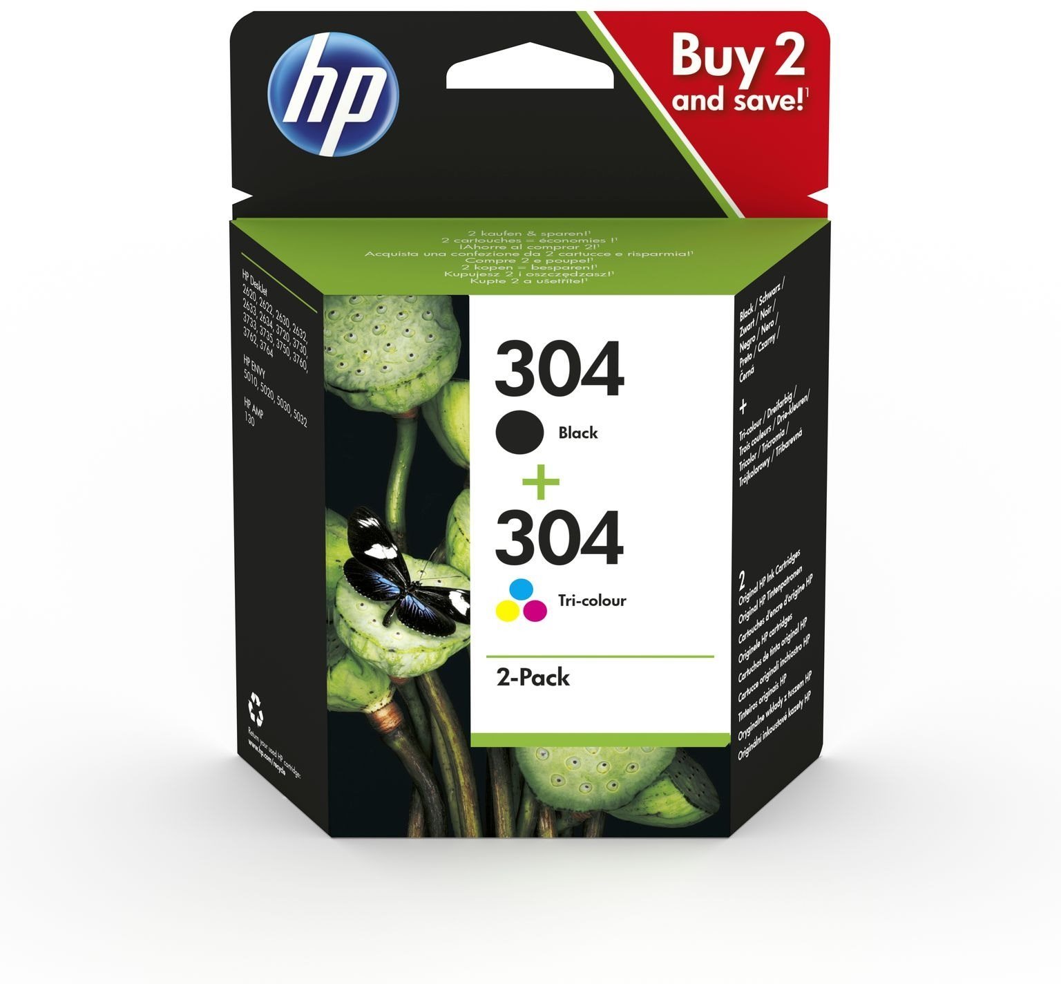 HP 304 INK CARTRIDGE COMBO 2-PACK Druckerpatrone