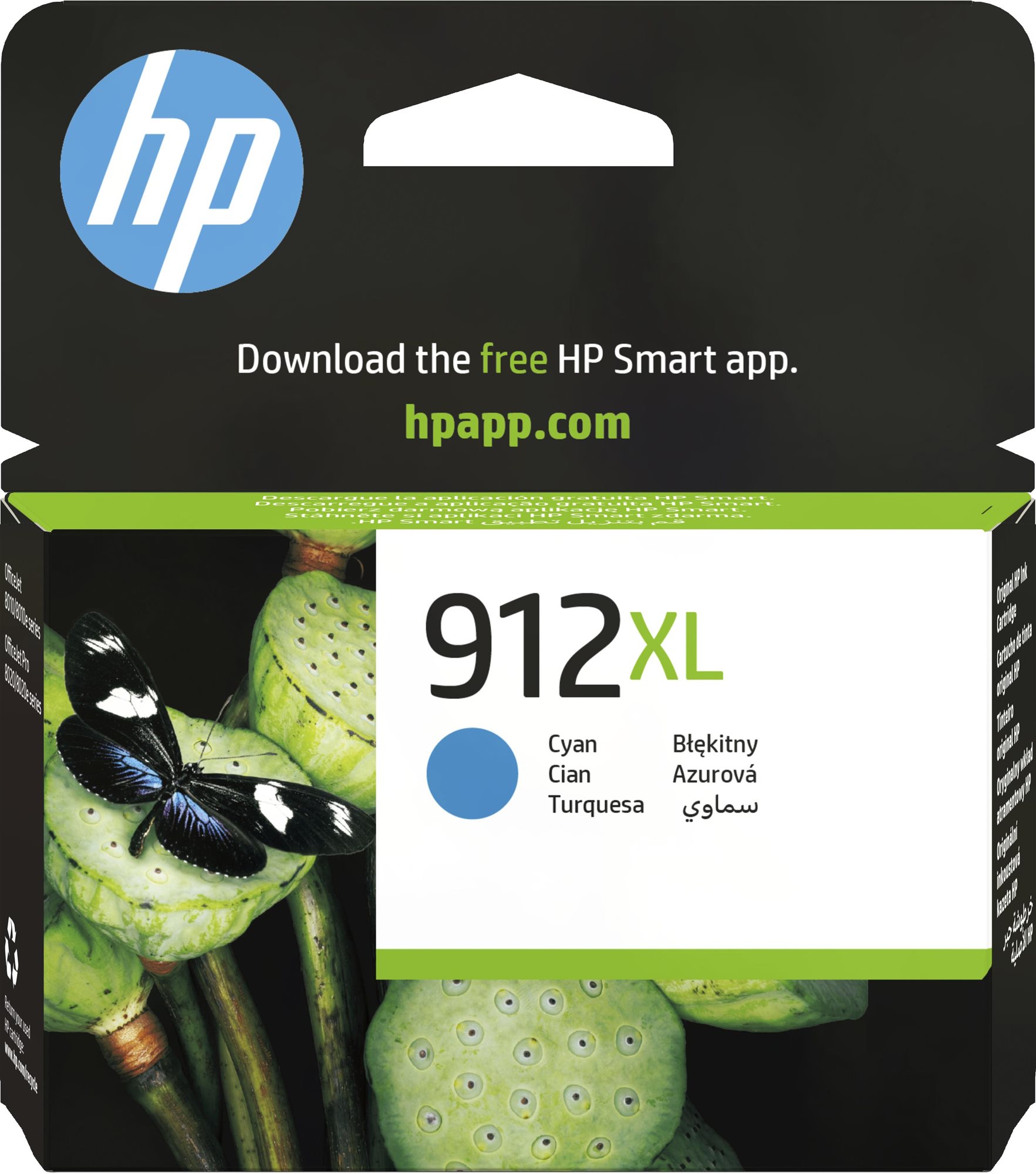 HP INK CARTRIDGE 912XL CYAN Druckerpatrone