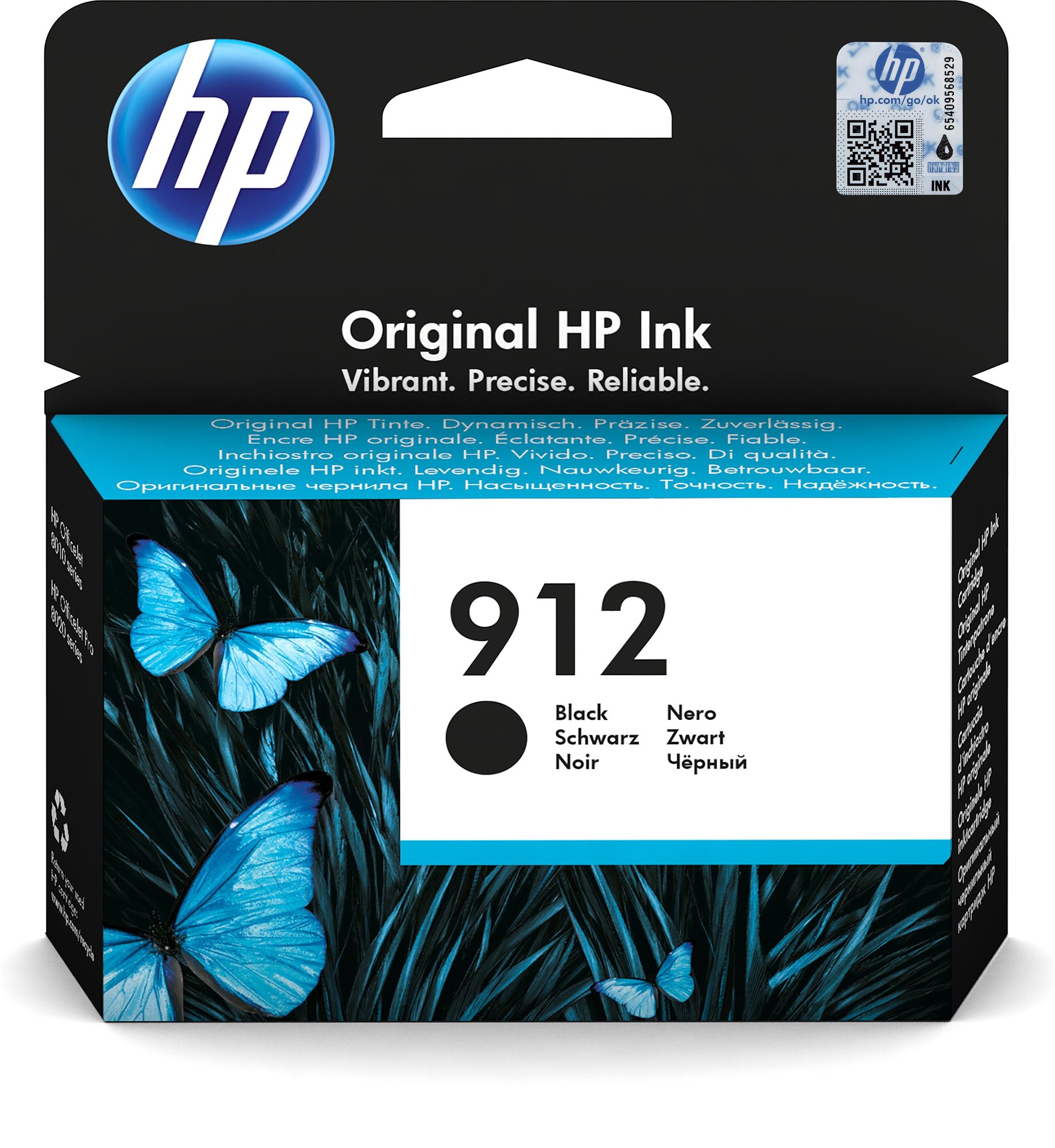 HP INK CARTRIDGE 912 BLACK Druckerpatrone