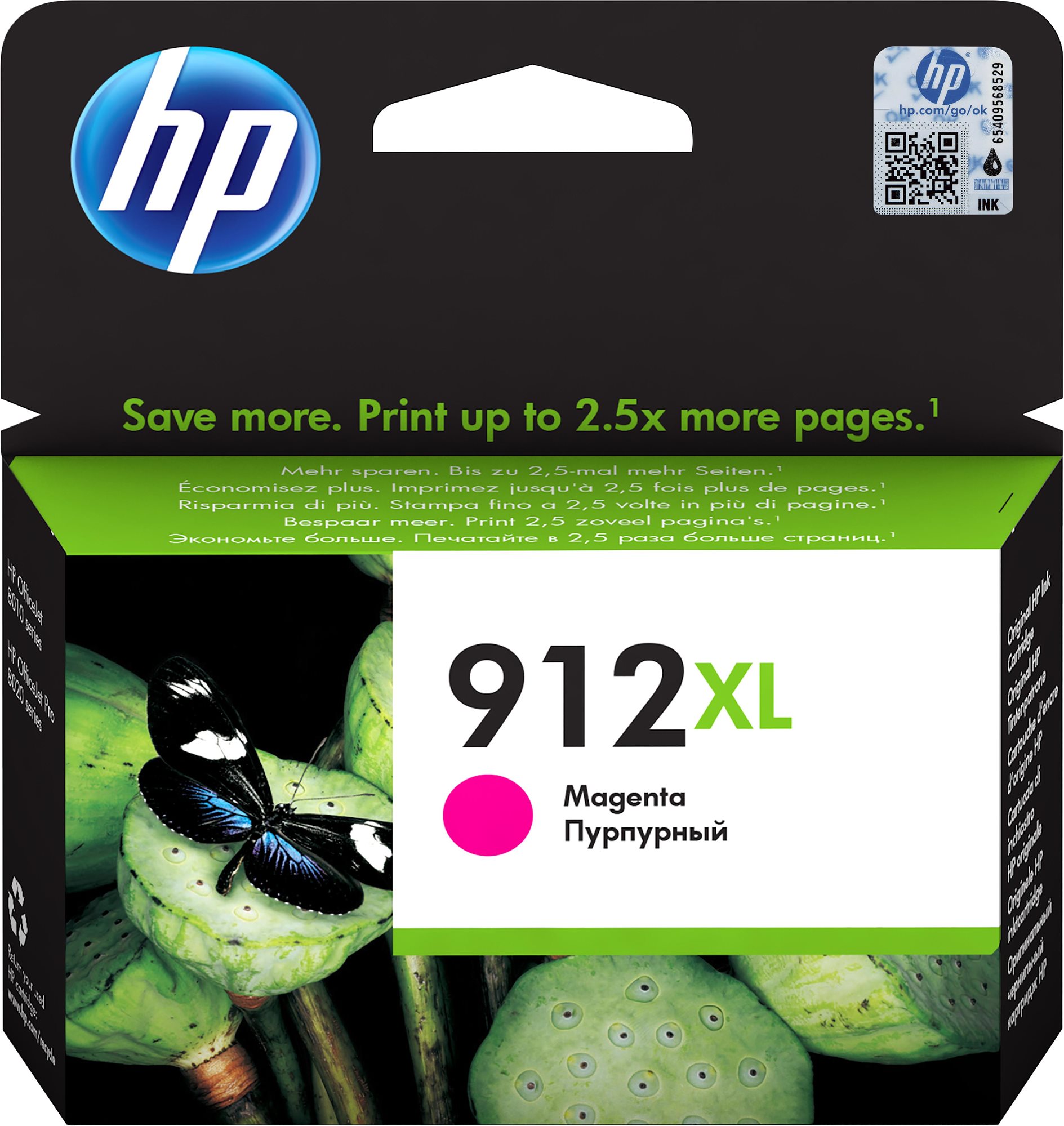 HP INK CARTRIDGE 912XL MAGENTA Druckerpatrone