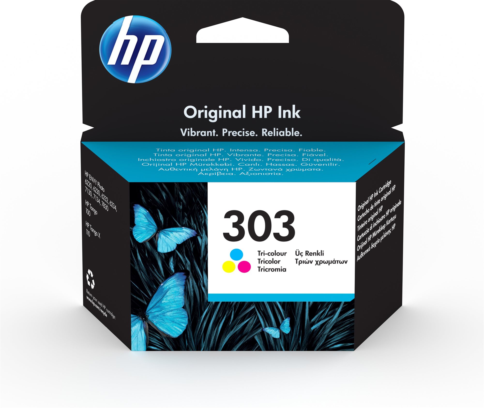 HP ORIGINAL HP 303 TRI-COLOUR INK CARTRIDGE Druckerpatrone