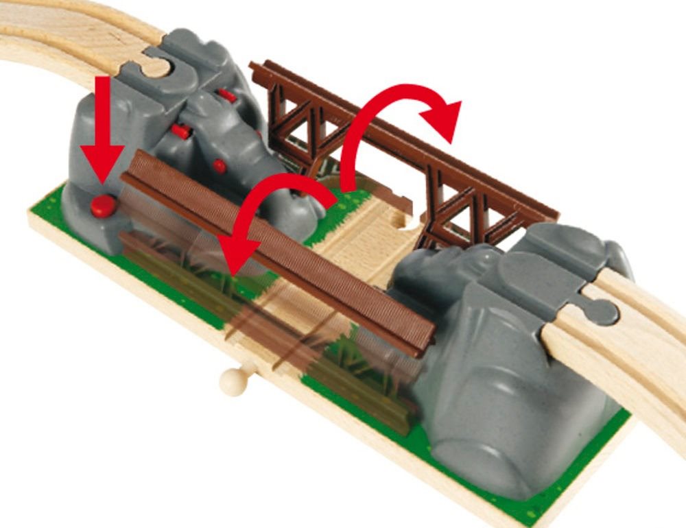 Brio World 33391 Rútiaci sa most Príslušenstvo k vláčikodráhe