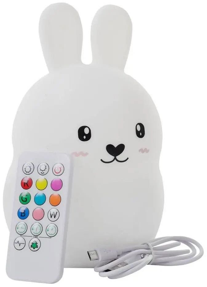 Verk nočná RGB lampička dotyková zajac Nočné svetlo