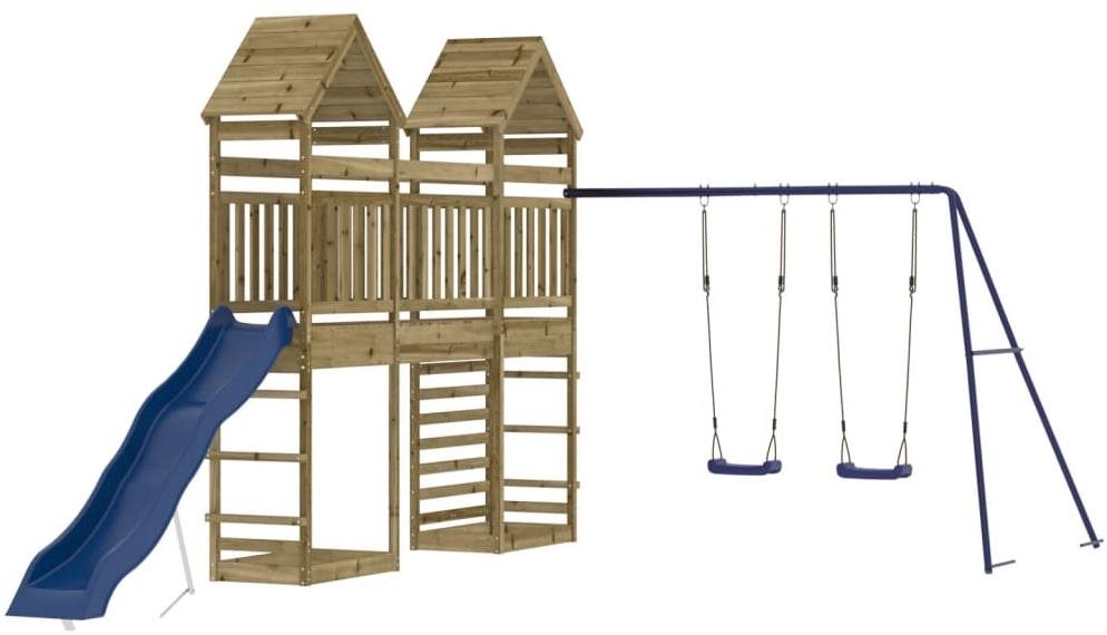 Shumee Detské ihrisko do záhrady 315 × 520 × 264 cm, impregnované...