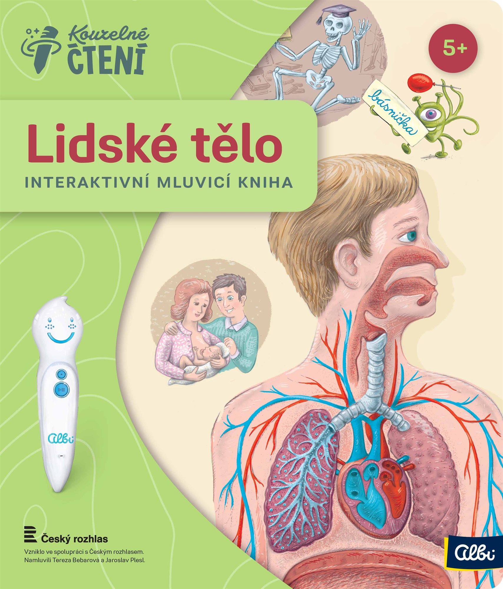 Kúzelné čítanie Kniha Ľudské telo Kúzelné čítanie