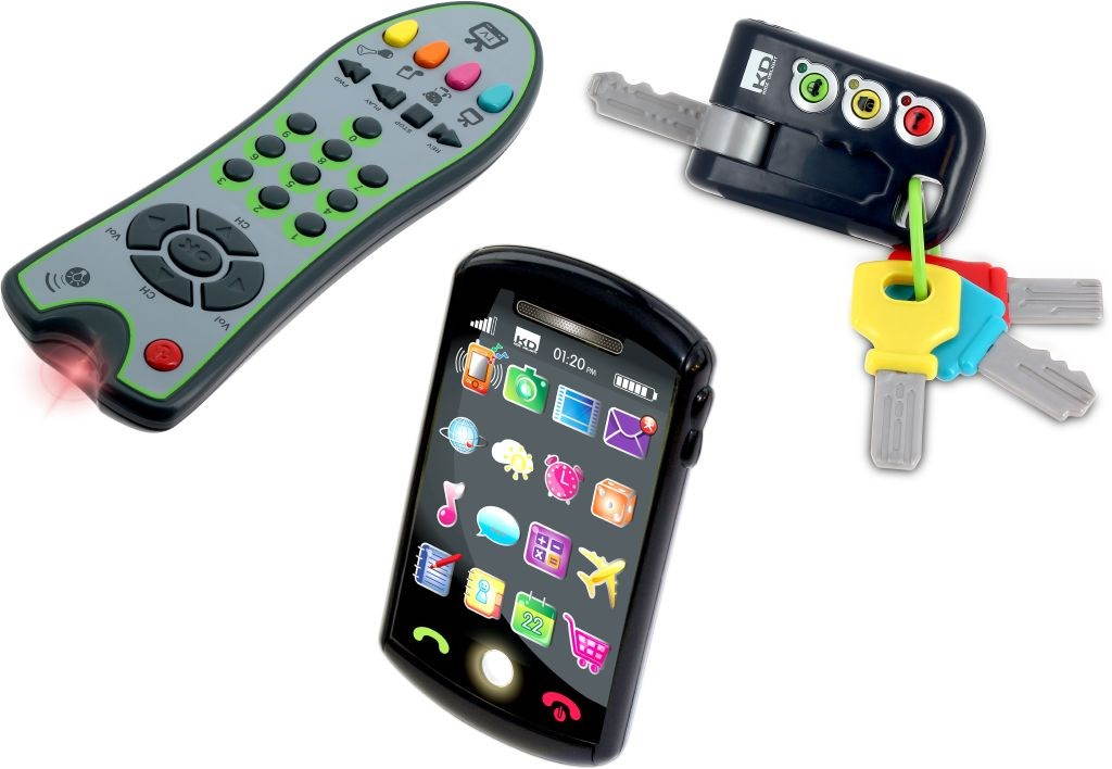 Trio set Tech Too – kľúče, ovládač a telefón Interaktívna hračka