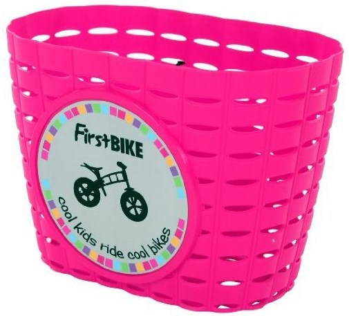 FirstBike košík ružový Košík na bicykel