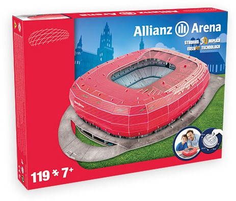3D Puzzle Nanostad Germany – Allianz Arena futbalový štadión Bayern...