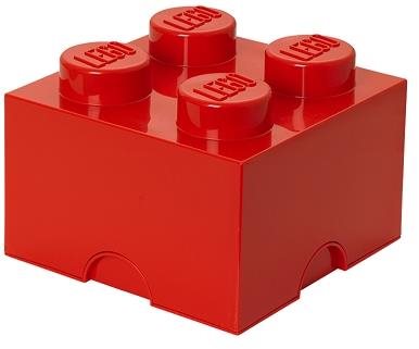 LEGO Úložný box 250 × 250 × 180 mm – červený Úložný box