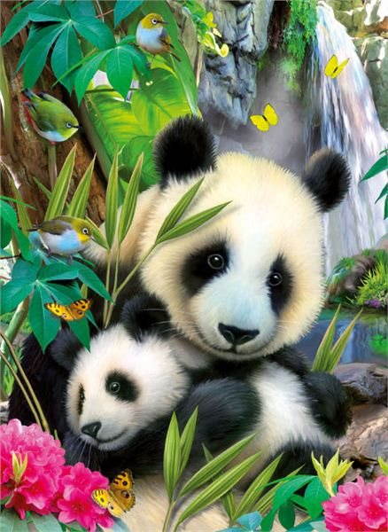 Ravensburger 130658 Cute Pandas Jigsaw