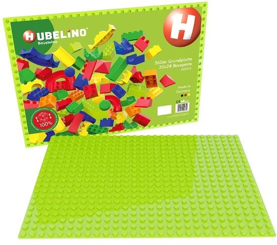 Hubelino – Podložka na stavanie zelená Guľôčková dráha