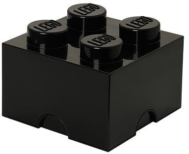 LEGO Úložný box 4 250 x 250 x 180 mm - černý Úložný box