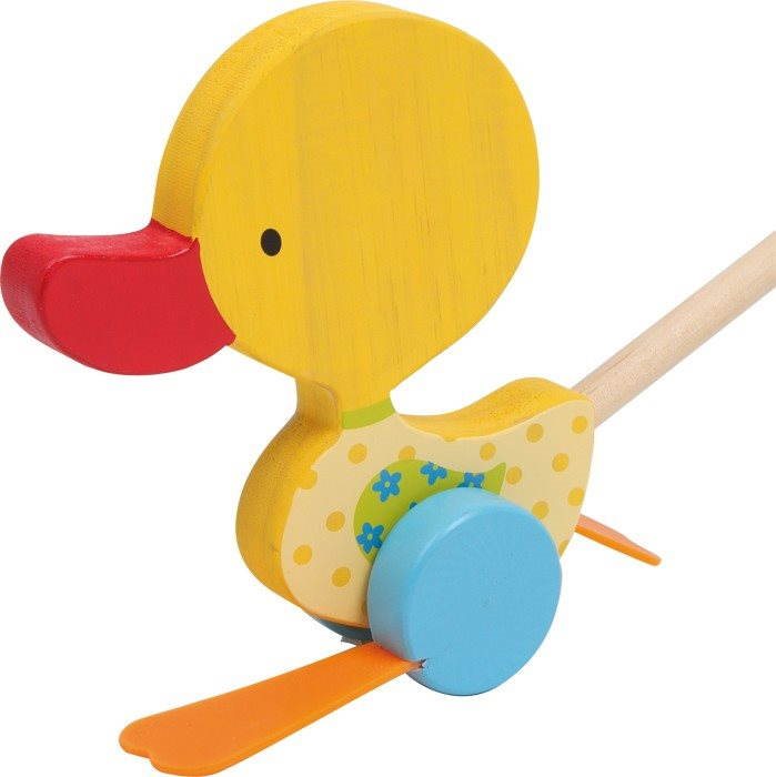 Ťahacie hračky - kolísavá kačica Tine Hračka na ťahanie