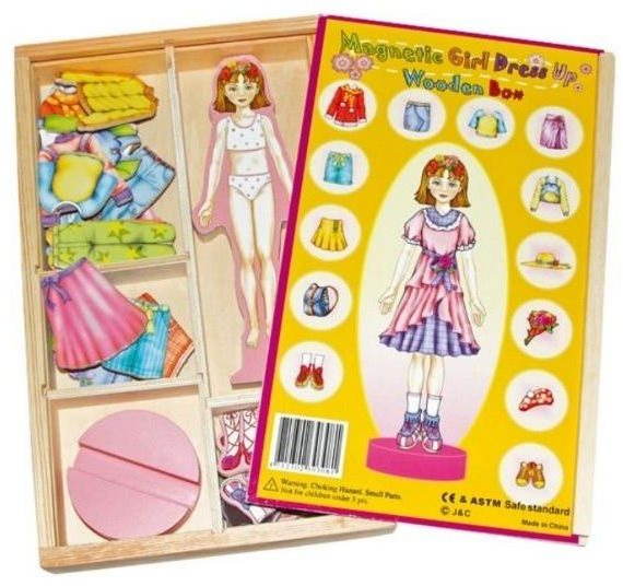 Prezliekacia magnetická bábika – Magda Bábika
