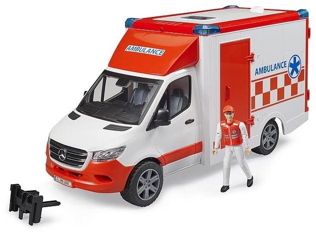 Bruder 2676  Mercedes-Benz Sprinter Sanitka s figúrkou Auto
