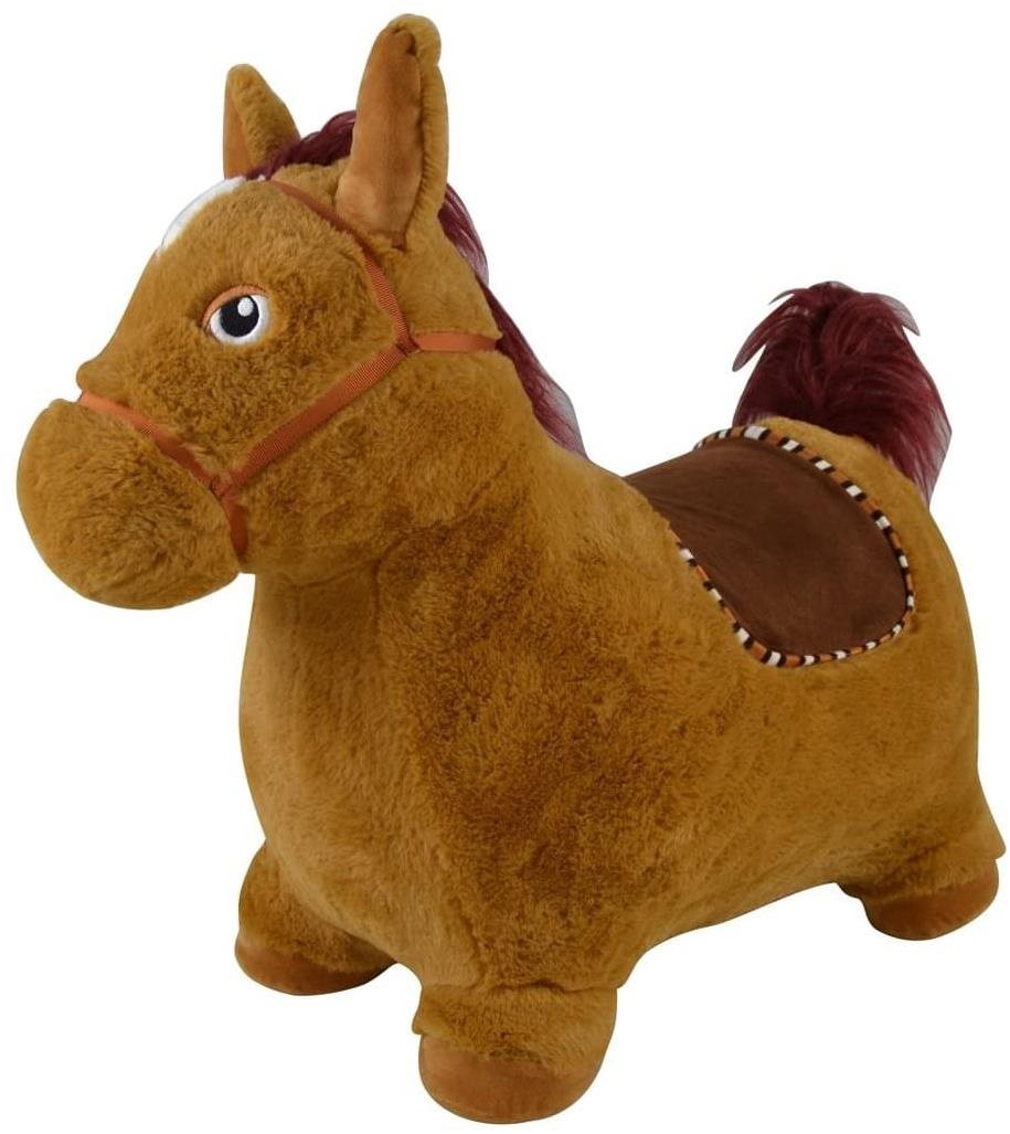 Teddies Kôň hopsací stredne hnedý Hopsadlo pre deti