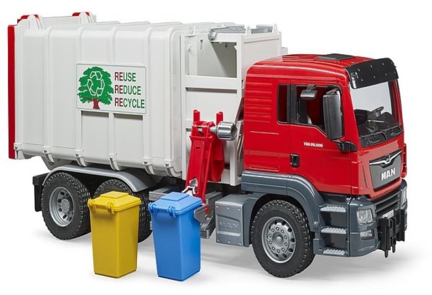 Bruder 3761 Popelářské auto MAN TGS Auto