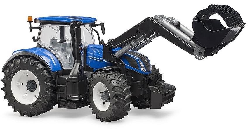 Bruder 3121 Traktor New Holland T7.315 s čelným nakladačom Traktor