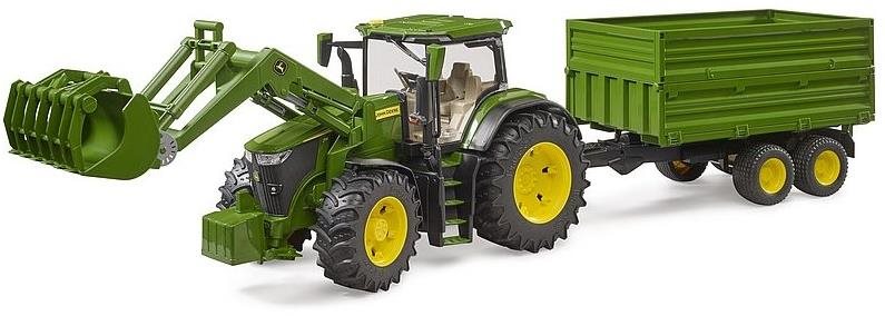 Bruder 3155 traktor John Deere 7R 350 s čelným nakladačom a...