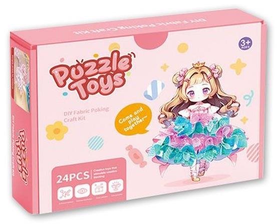 Alum Kreatívna súprava tvorenia z pestrofarebných látok Puzzle Toys...