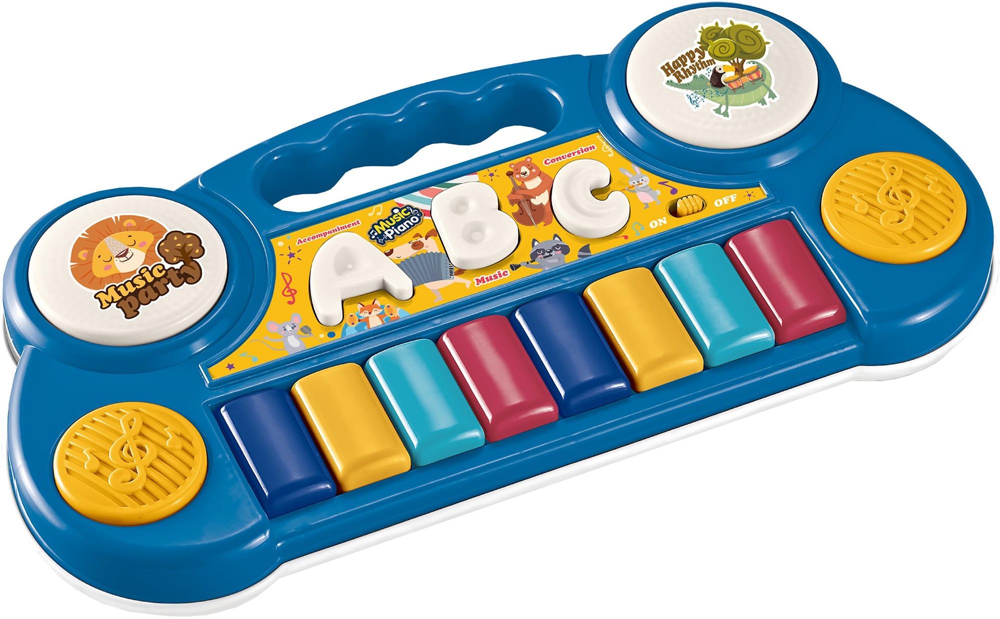 Aga4Kids Detské piano, modré Detské klávesy