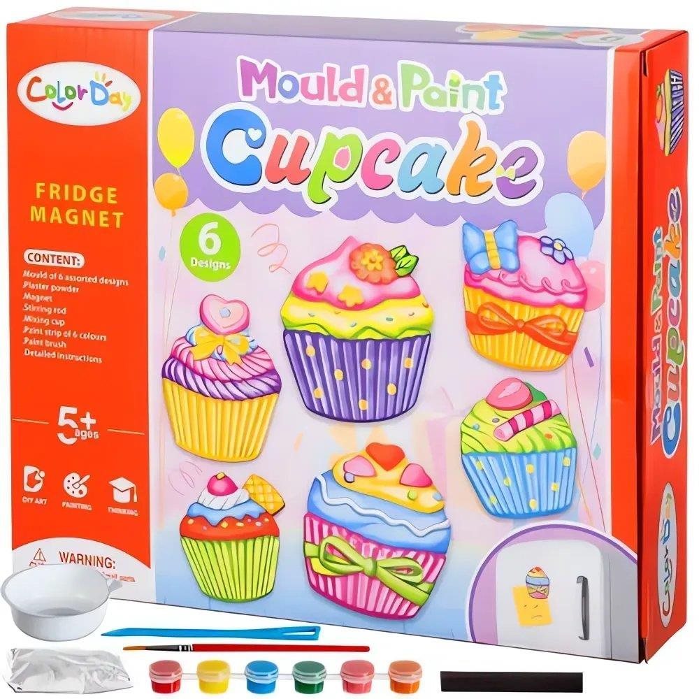 Kruzzel 22431 Súprava na výrobu magnetov – muffiny Kreatívna sada