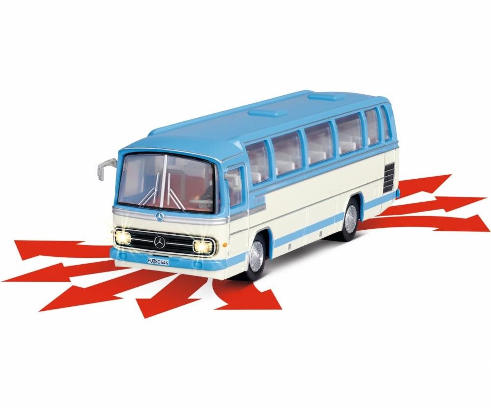 CARSON RC auto Mercedes-Benz O 302 Bus 1:87 modré RC auto