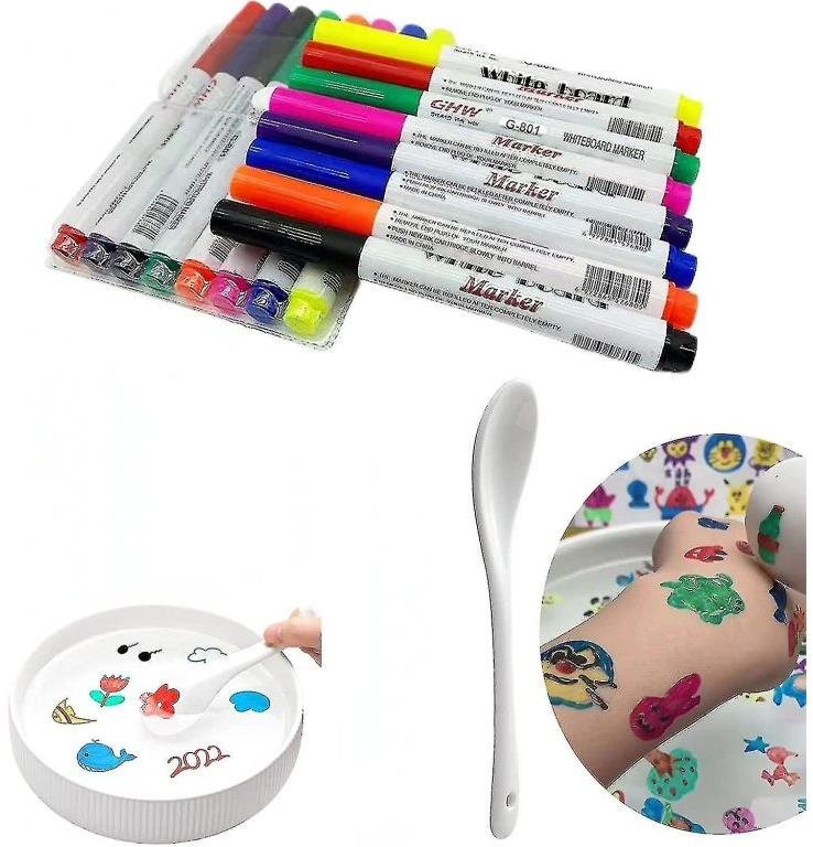 Leventi Fixky na vodné maľovanie s porcelánovou lyžicou 11 farieb...