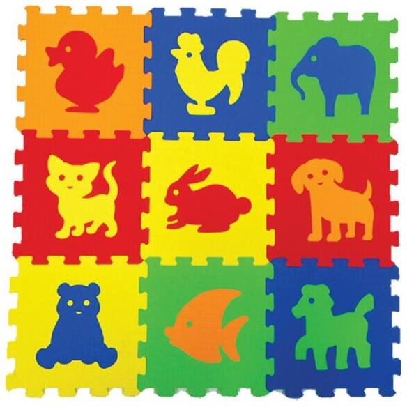Siva Penové puzzle pre deti – zvieratá Penové puzzle