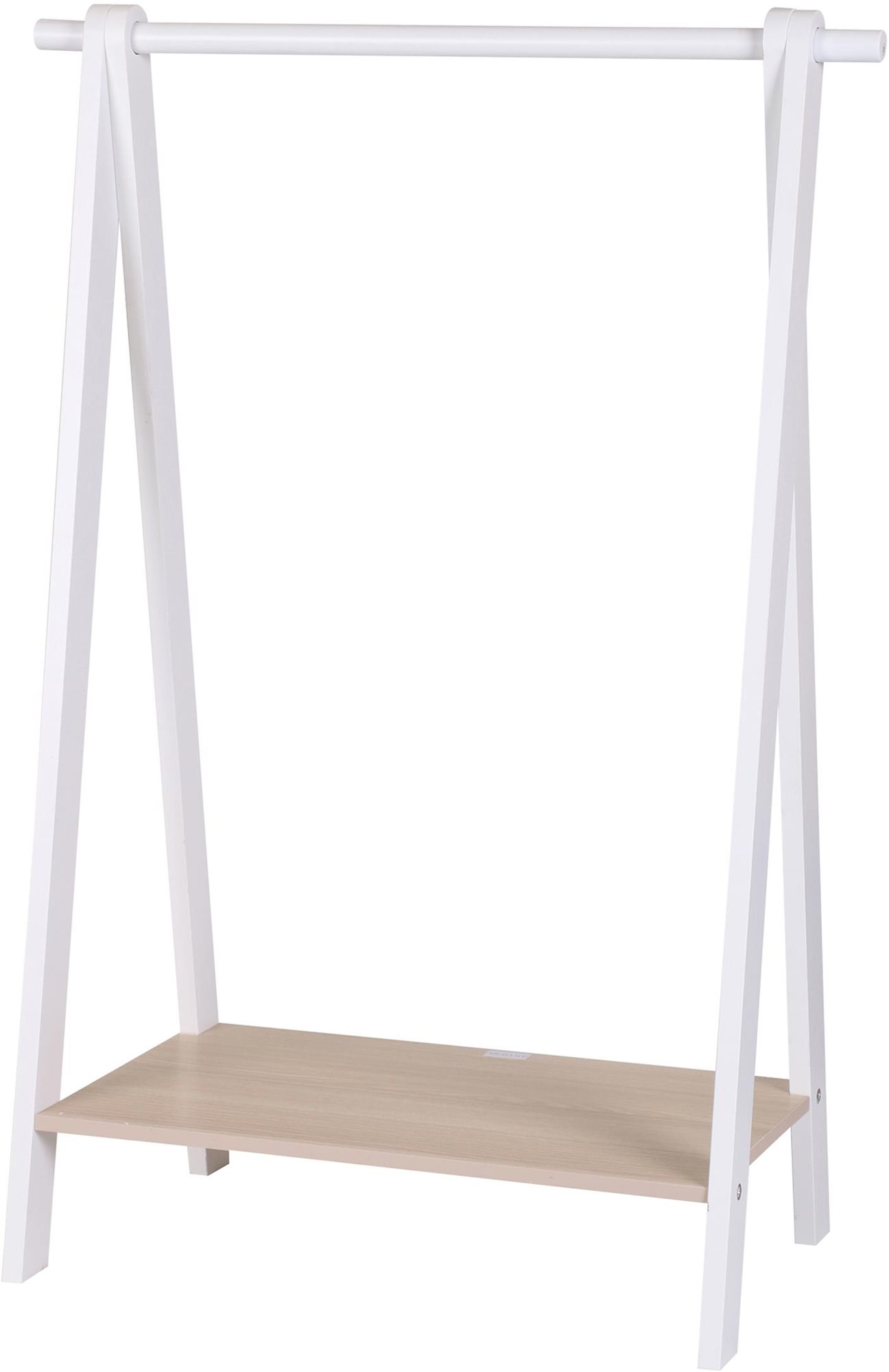 DOCHTMANN Detský vešiak na oblečenie, biely 70 × 38 × 100 cm Stojan...