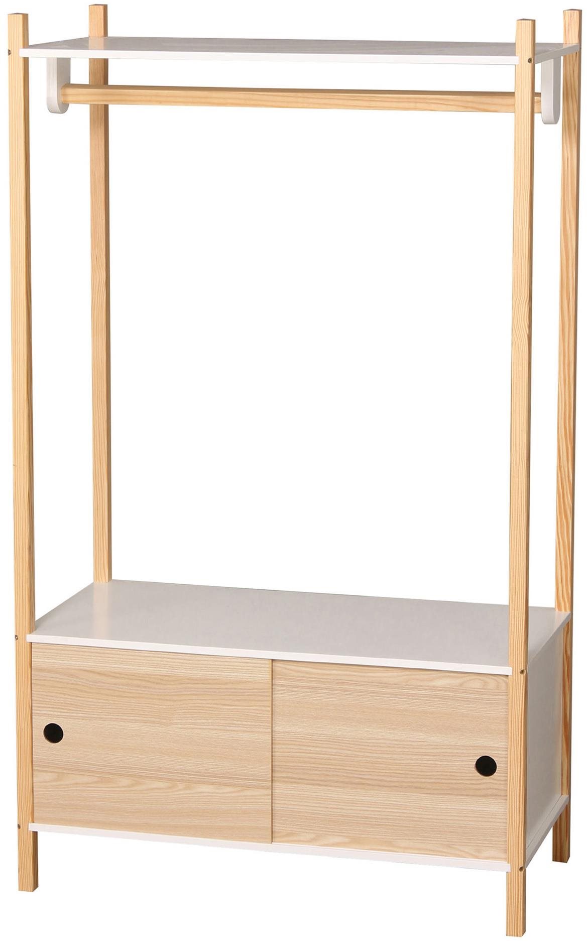 DOCHTMANN Detská šatníková skriňa otvorená 80 × 40 × 136 cm Detský...