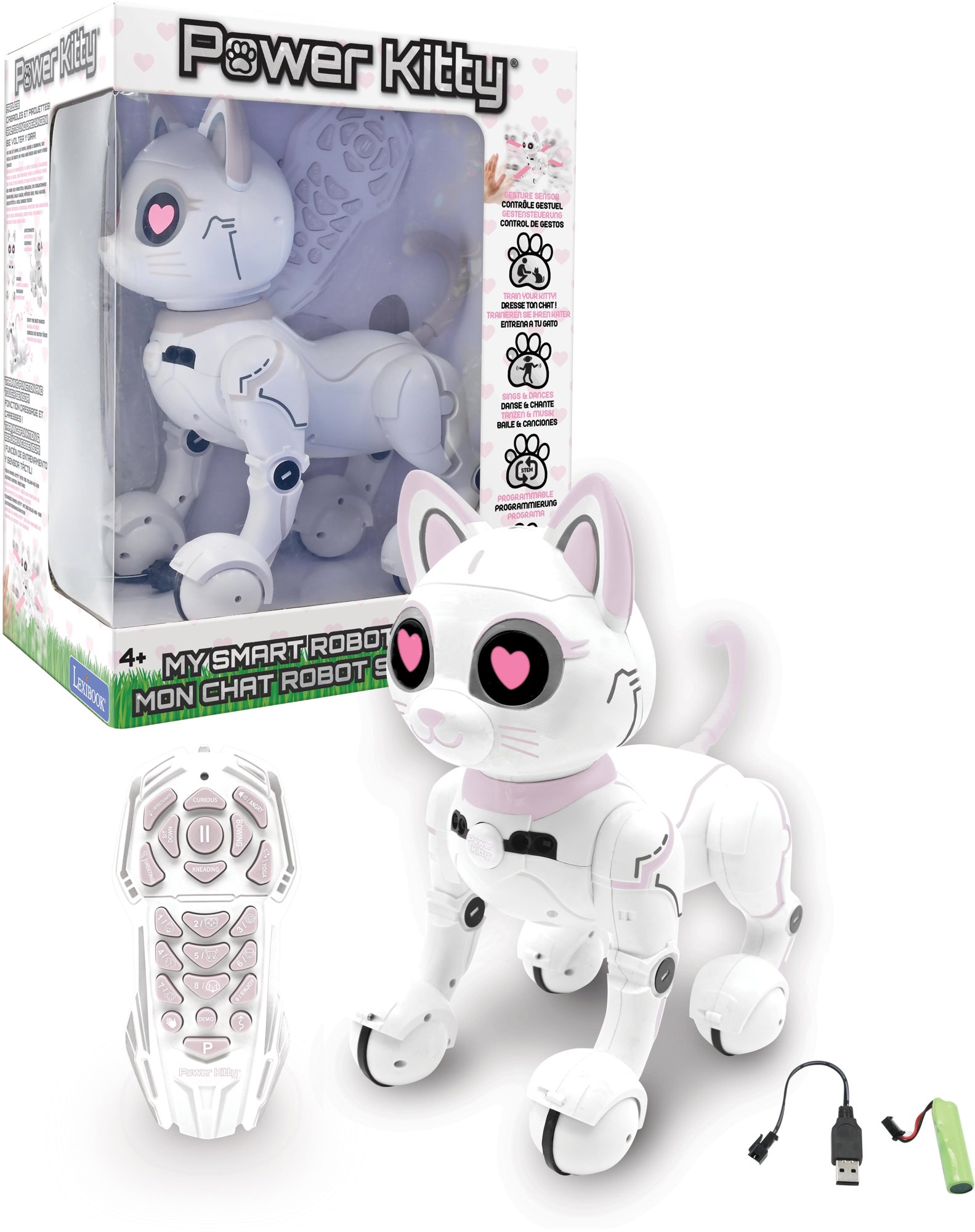 Lexibook Inteligentná robotická mačka Power Kitty Robot