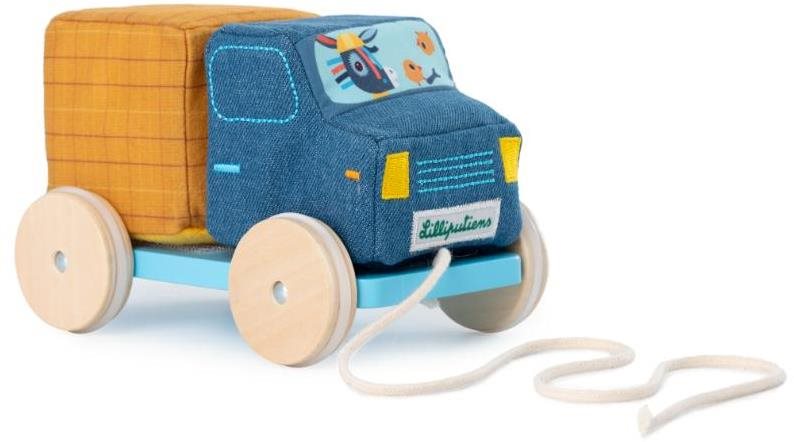 Lilliputiens Ťahacie nákladné autíčko – oslík Ignác Hračka na ťahanie
