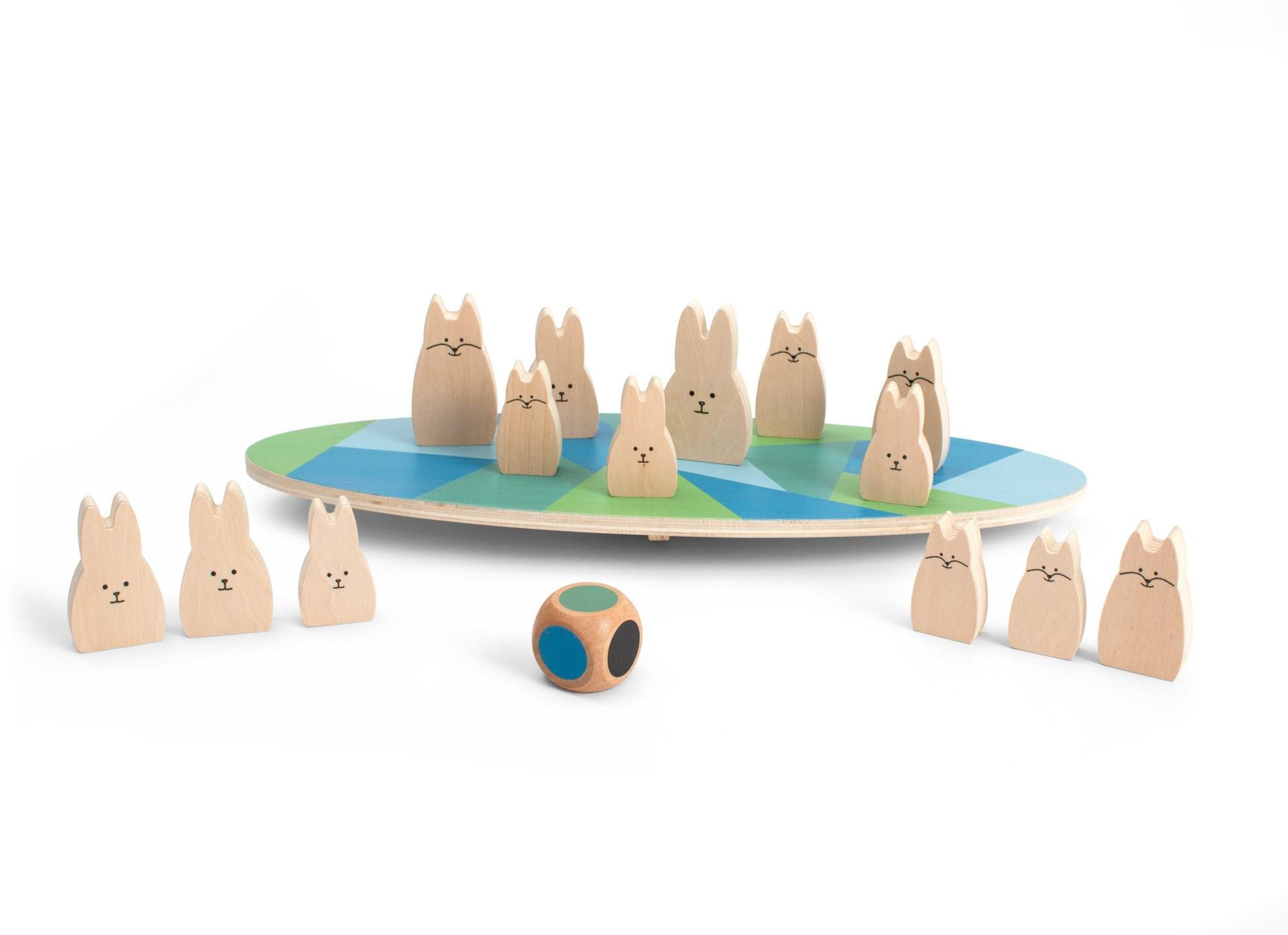 BS Toys Balančná hra – králiky Balančná hra