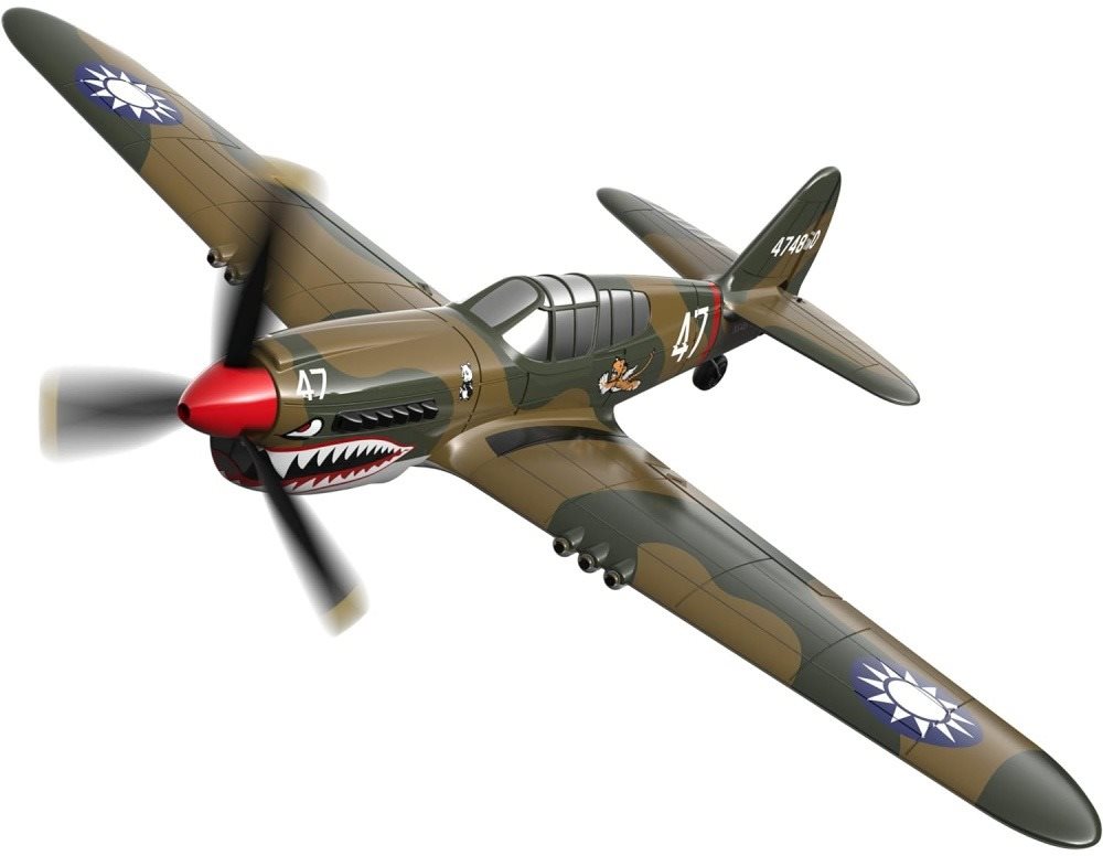 Volantex RC lietadlo P-40 Warhawk RTF so 6-osou stabilizáciou z...