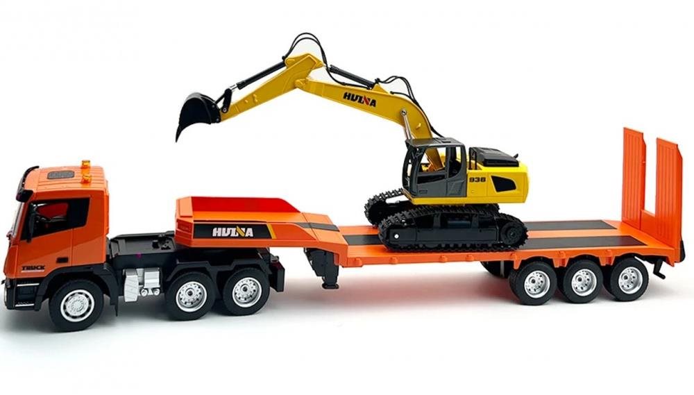 Huina RC súprava podvalníka a bagra 1 : 24 RC model