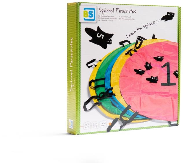 BS Toys Padáky Squirrel Vonkajšia hra