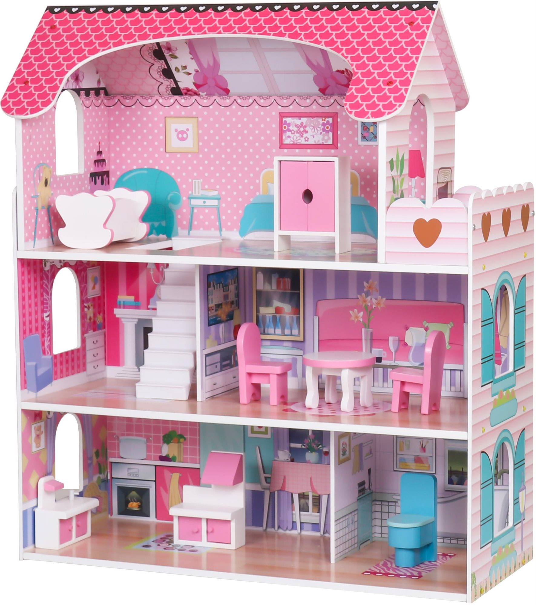 Aga4Kids Domček pre bábiku Evelyn Domček pre bábiky
