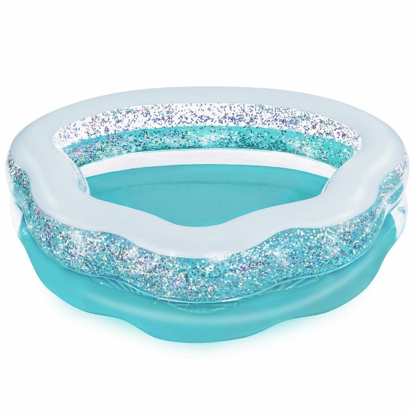 Bestway 52489 SPARKLE SHELL KIDDIE POOL 150 × 127 × 43 cm Detský...
