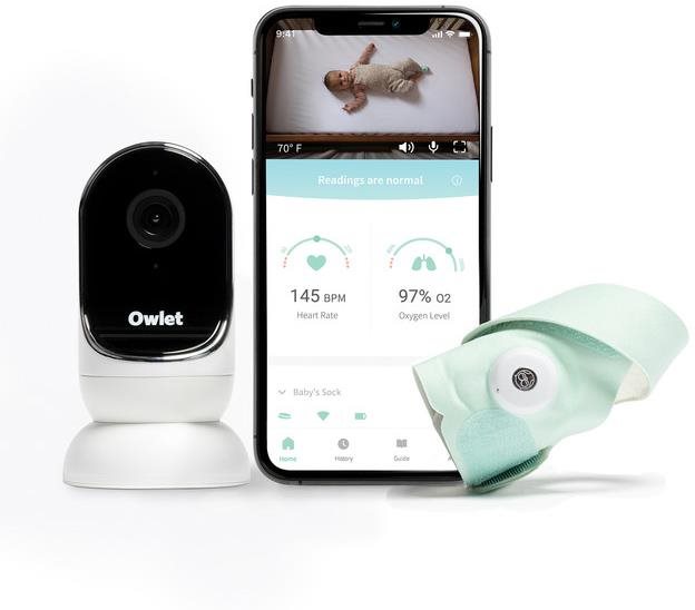 Owlet Monitor Duo - Owlet Smart Sock 3 (világoszöld) és Owlet Cam 2...